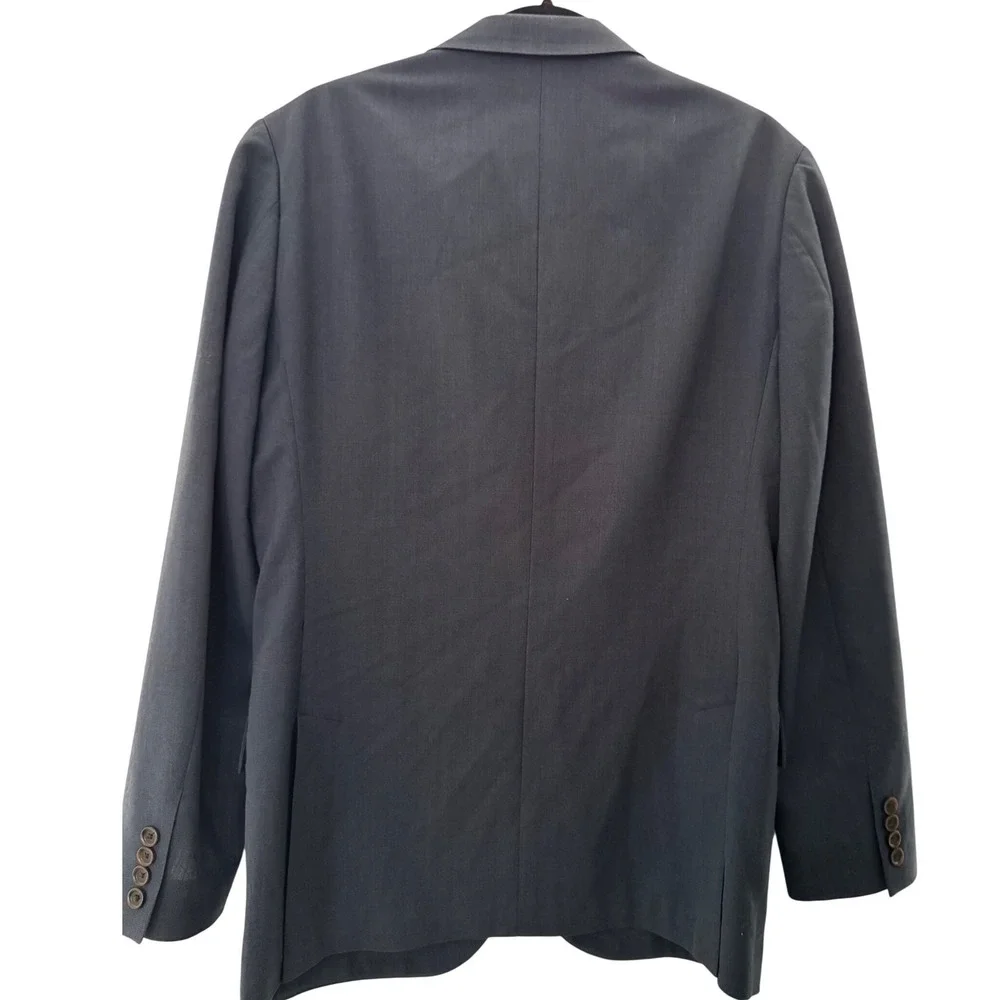 J. Crew Ludlow Traveler 38R Blue Italian Tollegno 1900 Wool Half Lined Blazer